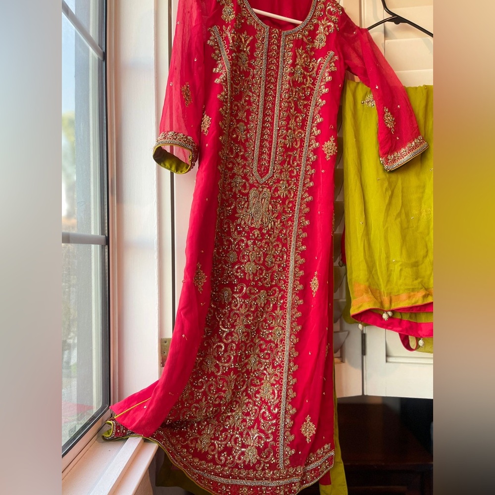 Pakistani Heavy wedding dress